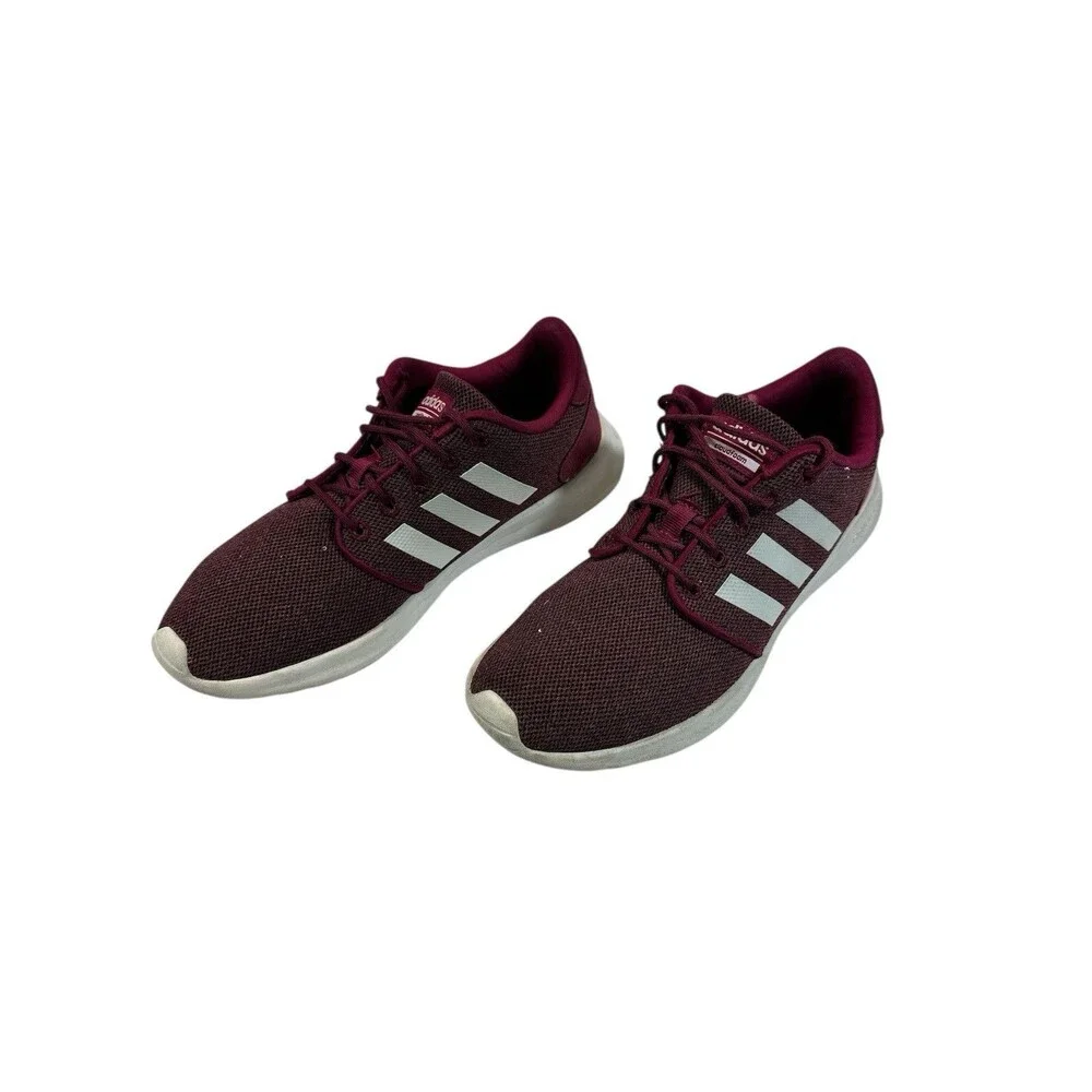 Adidas Cloudfoam Women's Shoes  Sz 8 QT Racer Running Burgundy